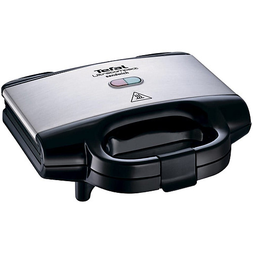 Сэндвичмейкер Tefal Ultracompact 700Вт, 1 пластина-сэндвич, корпус-нержав.сталь/пластик, черный
