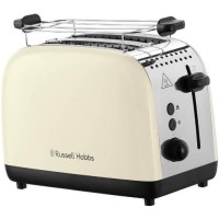 Тостер Russell Hobbs Colours Plus 1600Вт, підігрів, розморожування, метал., бежевий