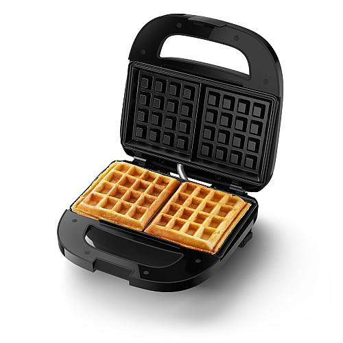 Вафельниця Philips Series 3000 750Вт, антипригарне покриття, корпус-пластик, чорний