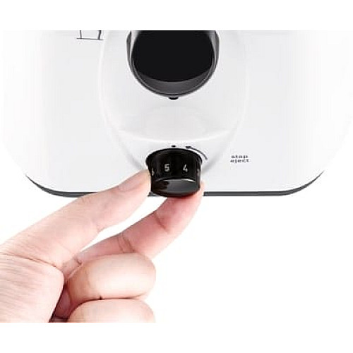 Тостер Tefal Delfini 850Вт, пластик, біло-чорний