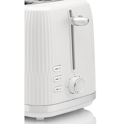 Тостер Gorenje, 850Вт, пластик/метал, білий