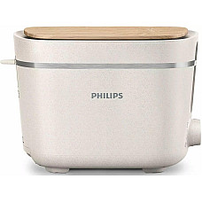 Тостер Philips Series Eco Conscious Edition 830Вт, кришка від пилу, пластик, білий