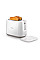 Тостер Philips Daily Collection 830Вт, кришка від пилу, пластик, білий