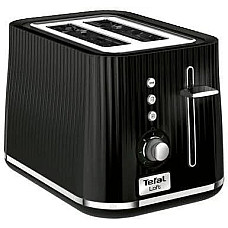 Тостер Tefal Loft 850Вт, розморожування, пластик, чорний