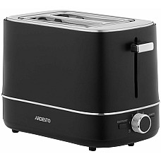 Тостер ARDESTO Timeless Elegance, 800Вт, пластик, 2 слоти, чорний