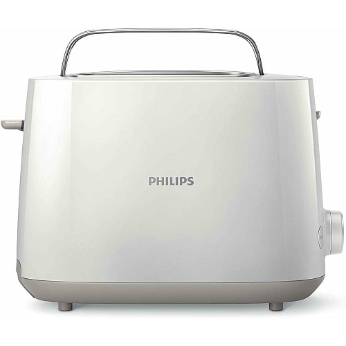 Тостер Philips Daily Collection 830Вт, пластик, білий