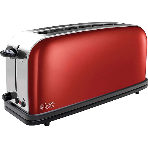 Тостер Russell Hobbs Classic 1100Вт, довгі слоти, метал, червоний