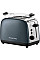 Тостер Russell Hobbs Colours Plus 1600Вт, подогрев, размораживание, металл., серый