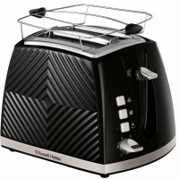 Тостер Russell Hobbs GrooWe 2 Slice 850Вт, подогрев, размораживание, пластик, черный