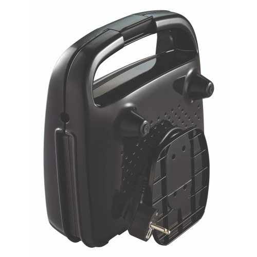 Сендвічмейкер Tefal Croc Time 700Вт, 1 пластина-гриль, корпус-пластик, чорно-сріблястий