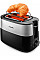 Тостер Philips Daily Collection 830Вт, метал/пластик, чорний