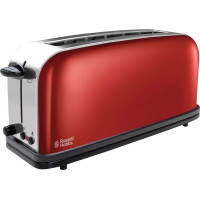 Тостер Russell Hobbs Classic 1100Вт, довгі слоти, метал, червоний