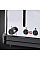 Тостер Russell Hobbs Chester 1000Вт, длинные слоты, металл, серебристый