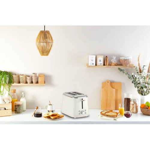 Тостер Tefal Collection 850Вт, розморожування, пластик, бежевий