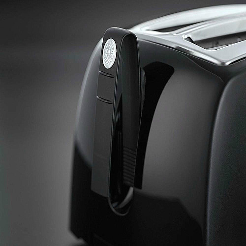 Тостер Russell Hobbs Textures 850Вт, пластик, черный