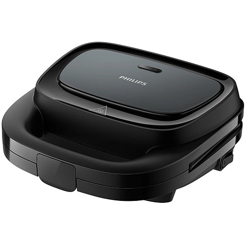 Вафельниця Philips Series 3000 750Вт, антипригарне покриття, корпус-пластик, чорний