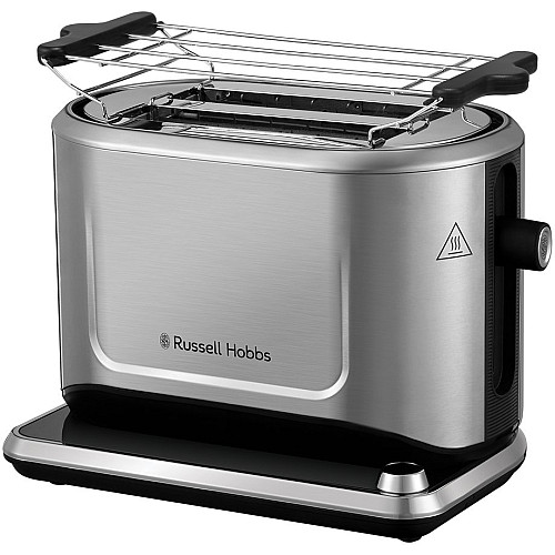 Тостер Russell Hobbs Attentiv 2 Slice 1500Вт, підігрів, розморожування, метал