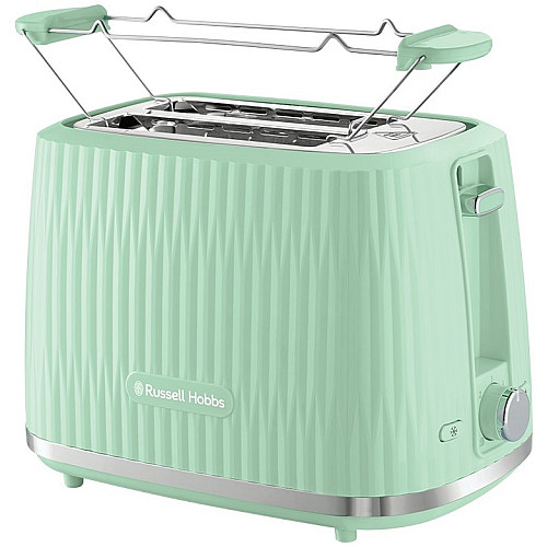 Тостер  Russell Hobbs Eden 800Вт, пластик, підігрів,разморозка, фісташковий