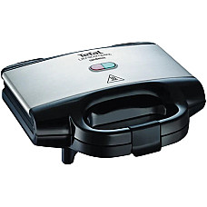 Сендвічмейкер Tefal Ultracompact 700Вт, 1 пластина-гриль, корпус-пластик, чорно-сріблястий