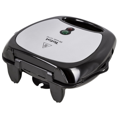 Мультимейкер Tefal Break time 700Вт, тефлон, 3 пластини, корпус-пластик, чорно-сріблястий