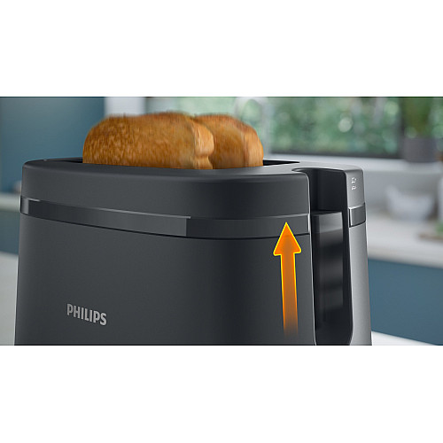 Тостер Philips Essentials Collection 650Вт, пластик, темно-сірий