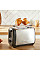Тостер Tefal Subito 1100Вт, размораживание, щипцы, нерж. сталь, черный