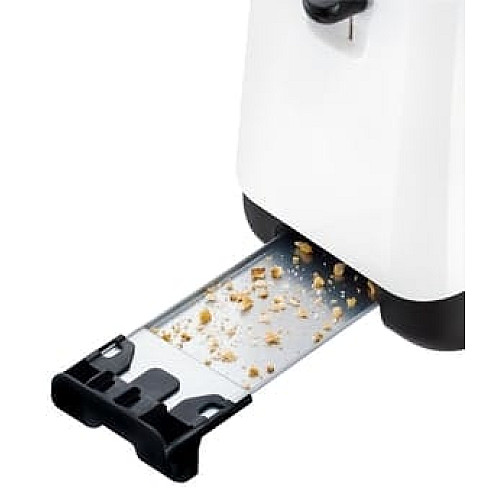 Тостер Tefal Delfini 850Вт, пластик, біло-чорний