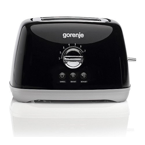Тостер  Gorenje, 900Вт, пластик-метал, чорний