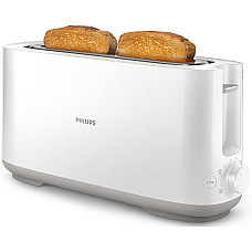Тостер Philips Daily Collection 1000Вт, 1 відділення, пластик, білий
