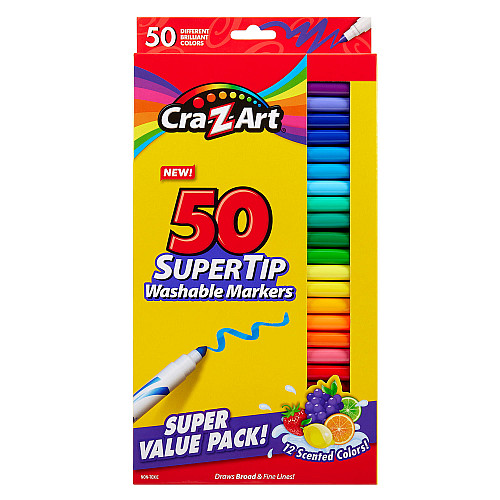 Маркери легкозмивні Cra-Z-Art ароматизовані, 50шт