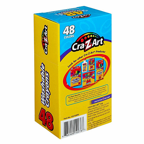 Мел восковой Cra-Z-Art легкосмываемый, 48шт