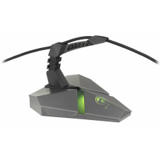 Тримач кабелю 2E GAMING Scorpio 4в1, LED, сірий
