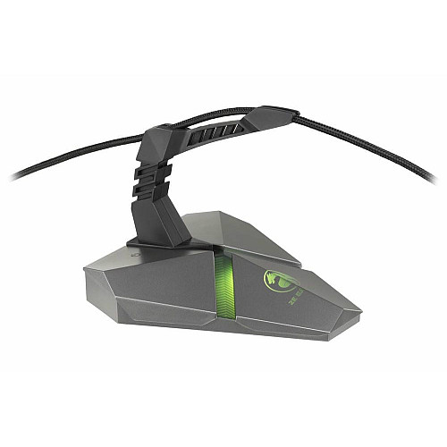 Тримач кабелю 2E GAMING Scorpio 4в1, LED, сірий