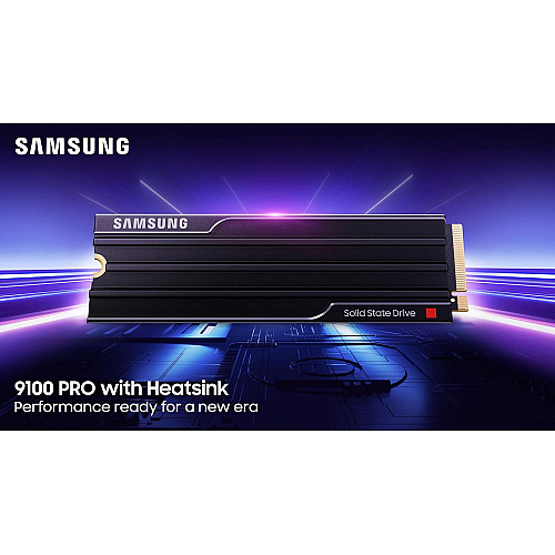 Накопичувач SSD Samsung M.2 2TB PCIe 5.0 9100PRO+ радіатор