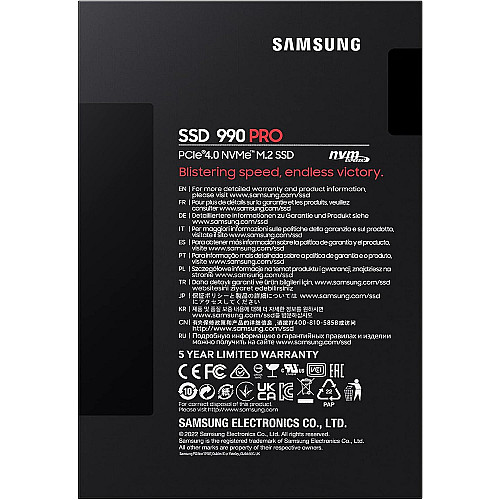 Накопичувач SSD Samsung M.2 2TB PCIe 4.0 990PRO
