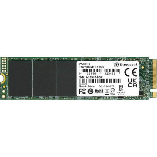 Накопичувач SSD Transcend M.2 250GB PCIe 3.0 MTE115S
