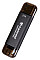 Портативный SSD Transcend 2TB USB 3.1 Gen 2 Type-A + Type-C ESD310 Черный