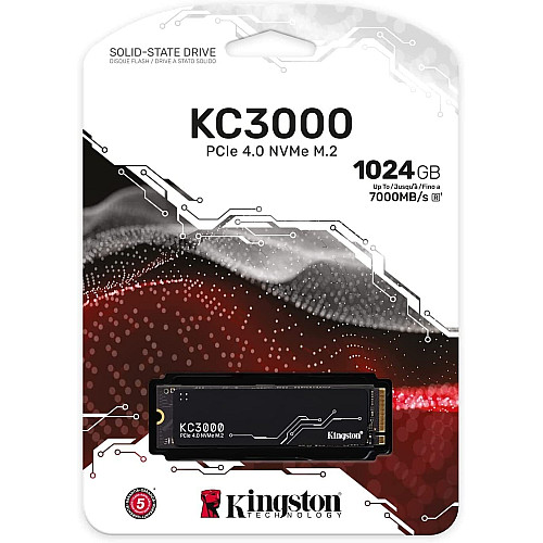 Накопитель SSD Kingston M.2 1TB PCIe 4.0 KC3000