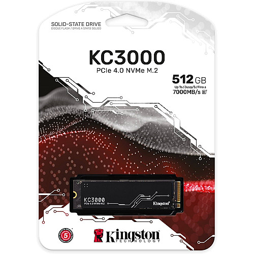 Накопичувач SSD Kingston M.2  512GB PCIe 4.0 KC3000