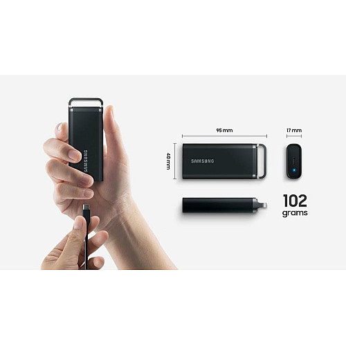 Портативний SSD Samsung 4TB USB 3.2 Gen 1 Type-C T5EVO