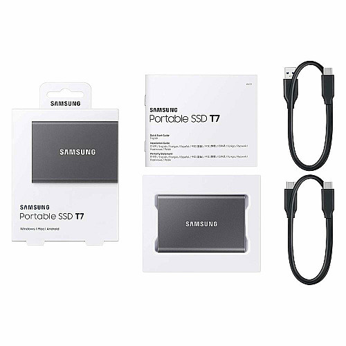 Портативний SSD Samsung 4TB USB 3.2 Gen 2 Type-C T7 Shield