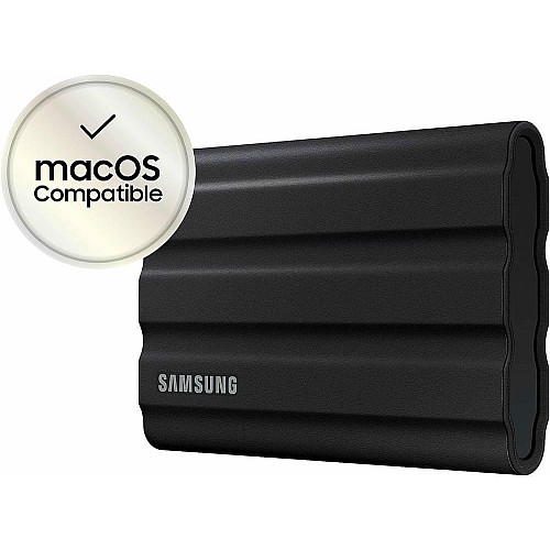 Портативный SSD Samsung 4TB USB 3.2 Gen 2 Type-C T7 Shield