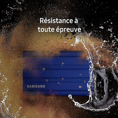 Портативний SSD Samsung 2TB USB 3.2 Gen 2 Type-C T7 Shield