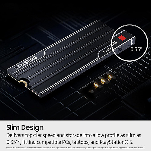 Накопичувач SSD Samsung M.2 4TB PCIe 5.0 9100PRO+ радіатор