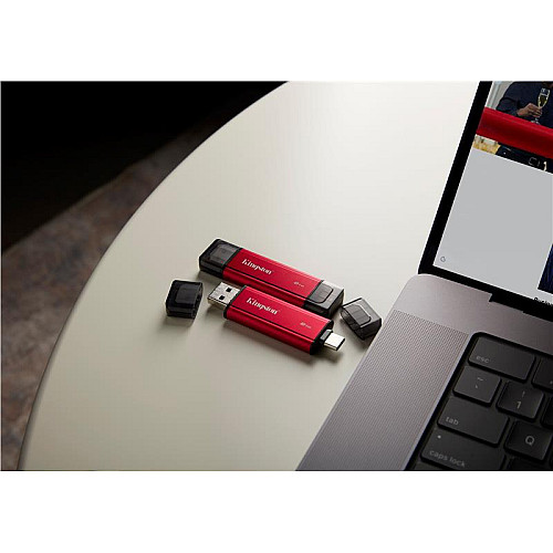 Портативний SSD Kingston 2TB USB 3.2 Gen 2 Dual USB-A R1050/W950MB/s