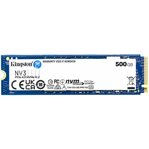 Накопичувач SSD Kingston M.2  500GB PCIe 4.0 NV3
