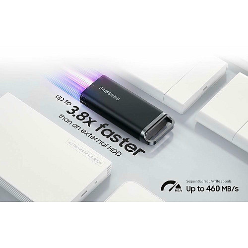 Портативний SSD Samsung 4TB USB 3.2 Gen 1 Type-C T5EVO