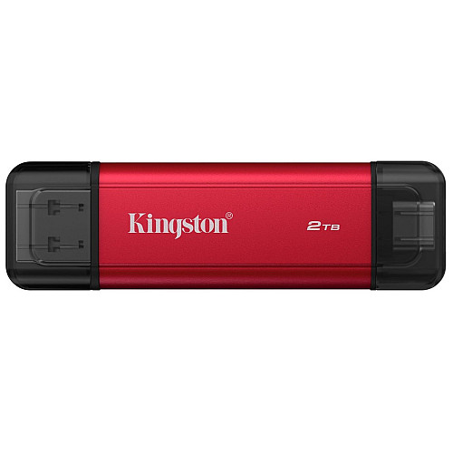 Портативний SSD Kingston 2TB USB 3.2 Gen 2 Dual USB-A R1050/W950MB/s