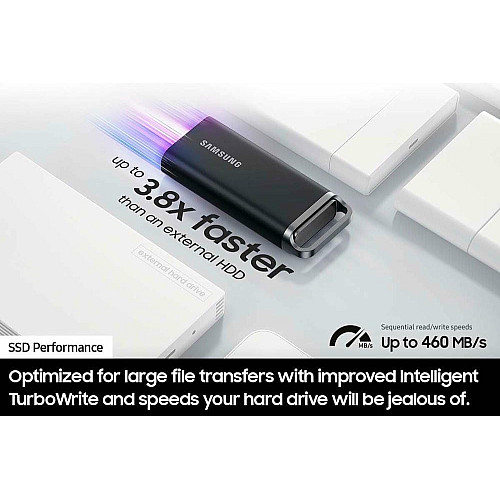 Портативний SSD Samsung 4TB USB 3.2 Gen 1 Type-C T5EVO