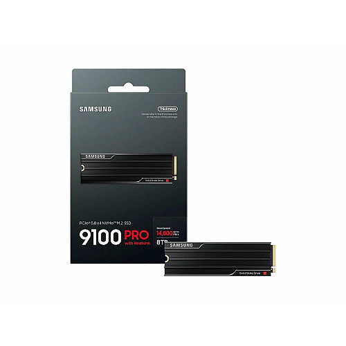 Накопитель SSD Samsung M.2 8TB PCIe 5.0 9100PRO + радиатор